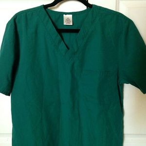 Unisex scrub top
